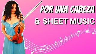 Tango Por una Cabeza By Carlos Gardel With Violin Sheet Music [upl. by Bernadette]