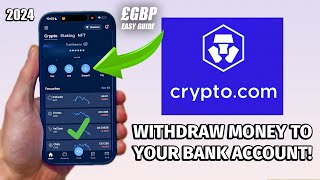 WITHDRAW MONEY EASILY FROM CRYPTOCOM TO BANK ACCOUNT UK EU amp USA  2024 GUIDE [upl. by Duaner]