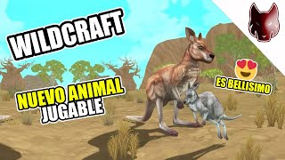 🔴 Nuevo Animal  Jugando con el CANGURO JACK 🦘🔥  Wildcraft Gameplay en Español [upl. by Ordnagela]