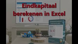 Eindkapitaal berekenen in Excel ✅ [upl. by Ordway905]