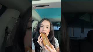 Subway footlong cookie mukbang subway subwayfootlong subwaycooki fyp asmr food foodie eating [upl. by Nrev966]