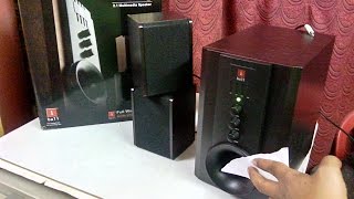 Unboxing iBall Tarang 21 Speaker with Woofer Sound Testing [upl. by Alomeda]