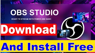 How To Download And Install OBS Studio On Windows 2025  viralvideo [upl. by Sophi]