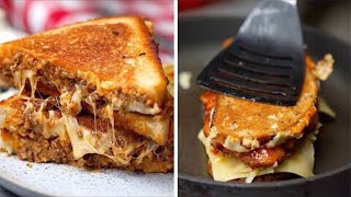 4 Delicious Grilled Cheese Sandwich Recipes [upl. by Agan]