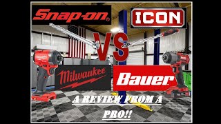 HARBOR FREIGHT TOOL HAUL — BONUS SNAPON VS ICON amp MILWAUKEE VS BAUER  PART 1 [upl. by Tillion]