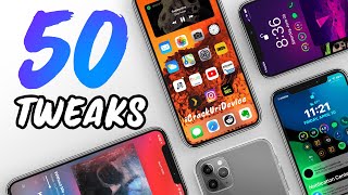 Top 50 BEST iOS 135 Jailbreak Tweaks for iOS 13 GET iOS 14 w Cydia Tweaks [upl. by Hirai814]