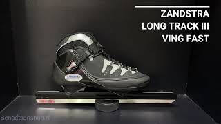 Schaatsenshop product video Zandstra long track III Ving fast [upl. by Enelrahs]