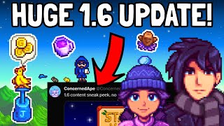 OMG So Much Content is Coming to the Stardew Valley 16 Update [upl. by Fernande]