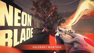 Neon Blade ðŸ§¡ Valorant Edit 4k [upl. by Samoht300]