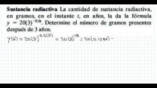 PROBLEMA DE DECAIMIENTO RADIACTIVO [upl. by Assillim9]