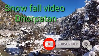 Dhorpatan hunting reserve snow fall temperature 🌡️7 degree SANTOSH LPUN vlog vlogs vlogger [upl. by Ahsram]