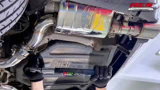 Mercedes Benz C300 W204 30T exhaust system installation sound check [upl. by Weihs281]