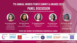 Panel Discussion II Women In Business  Perspectives amp Perceptions at the 7th Annual WPSA 2022 [upl. by Velick301]