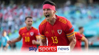 Kieffer Moore header secures point for Wales in Euro 2020 opener against Switzerland [upl. by Laughlin]