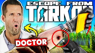 ER Doctor REACTS to Wildest Escape from Tarkov Healing Animations [upl. by Aihsekram]