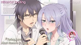 Rikei ga Koi ni Ochita no de Shoumei shitemita Ending『 Turing Love 』by Akari Nanawo ft Sou  FULL [upl. by Anaiv94]