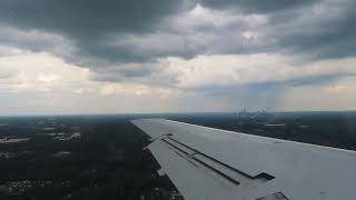 American Eagle E145 Flight 6197 Descent And Landing At CLT [upl. by Incrocci]