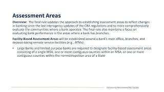 Community Reinvestment Act Overview [upl. by Jenness]