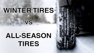 Winter Tires vs AllSeason Tires [upl. by Nnaeus]