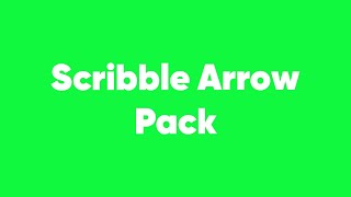 Scribble Arrow Pack Green Screen Free Download [upl. by Farmelo]