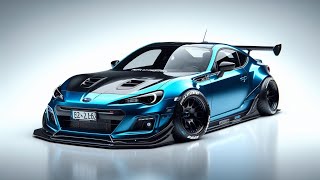 Review subaru brz touge 2024 with gold rims and sti body kit [upl. by Winthrop707]