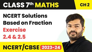 Class 7 Maths Chapter 2 Exercise 24 amp 25  Fractions and Decimals  Class 7 Maths [upl. by Annirtak]