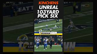 🤯 UnrealKamren Kinchens 103 Yard Housecall nfl espn larams Rams short trending shorts [upl. by Franzoni289]