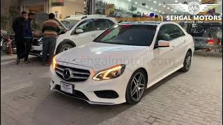 Mercedes Benz E250 E Class Conversion Face Uplift 2009 into 2015 AMG STYLE At Sehgal Motors [upl. by Quickel873]