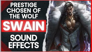 Prestige Chosen of the Wolf Swain Abilities  League of Legends SFX [upl. by Ardnassac]