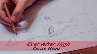 Рисуем Эвер Афтер Хай Сериз Худ 1 часть Ever After HIgh Cerise Hood [upl. by Paquito910]