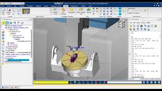 Post MasterCAM 5 trục Mazak Variaxis I1050 [upl. by Burner326]