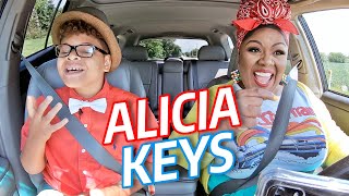 Kid Learns ALICIA KEYS If I Aint Got YOU wVocal Coach [upl. by Miehar447]