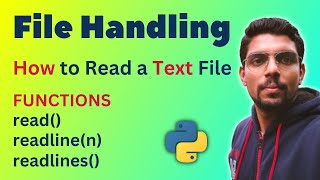 How to read a Text File  read  readline  readlines functions  File Handling Class 12 CS [upl. by Itak]