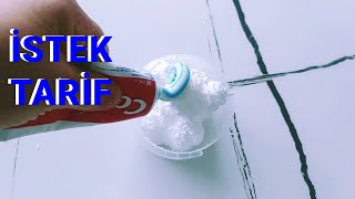 COLGATE DİŞ MACUNU VE TIRAŞ KÖPÜĞÜ İLE SLİME TEST NASIL YAPILIR SLIME WITH TOOTH PASTE SHAVING FOAM [upl. by Ynoble46]