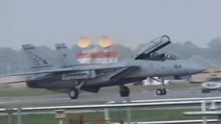 2005 NAS Oceana Airshow  F14 Tomcat Demo Saturday [upl. by Lanod]