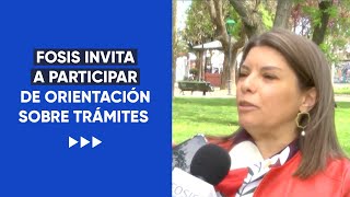 FOSIS INVITA A PARTICIPAR DE ORIENTACIÓN SOBRE TRÁMITES [upl. by Alberic]