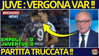 SCANDALOSO LARBITRO DI BELLO TRUCCA LA PARTITA È SUCCESSO IN EMPOLIJUVENTUS 00  CALCIO NEWS [upl. by Samled]