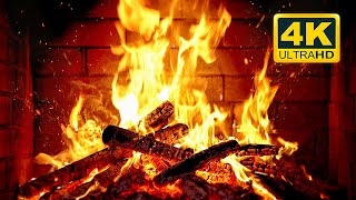 🔥 Cozy Fireplace 4K 12 HOURS Fireplace with Crackling Fire Sounds Crackling Fireplace 4K [upl. by Yawnoc]