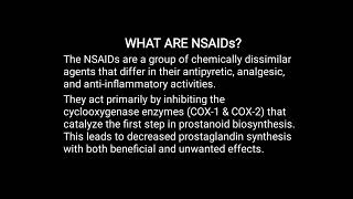 NSAID Anti inflammatory antipyretic analgesic agent ch38 [upl. by Llenwad]