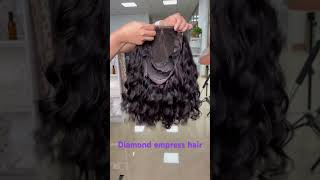 Loose deep wave wig top quality hair  diamond empress hair factory [upl. by Haff]