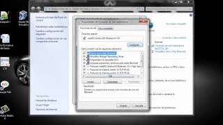 Configurar una Tarjeta de Red en Windows 7mp4 [upl. by Annaihs]