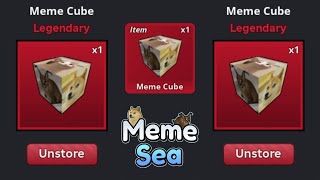 How To Get Meme Cube in Meme Sea  Meme Sea Meme Cube [upl. by Avehs]