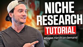 2024 Amazon Merch Niche Research Tutorial THAT I ACTUALLY USE [upl. by Peednas]