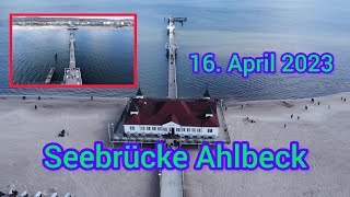 Seebrücke Seebad Ahlbeck auf Usedom aus der Luft DJI [upl. by Jonna]