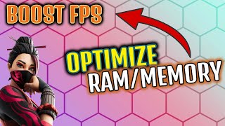 How To Optimize RAMMemory For GamingFortnite FPS BOOST [upl. by Aissyla234]