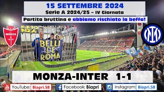 1592024 MONZAINTER 11 PARTITA BRUTTINA RISCHIATA LA BEFFA Video Biapri [upl. by Ellebana]