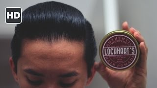 Lockharts Medium Hold Hair Pomade Review  Slick Goop [upl. by Harwill]