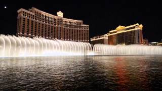 Bellagio Fountains  Time to Say GoodBye Con te partiro Andrea Bocelli [upl. by Einegue]