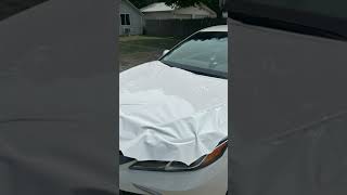 WRAPPED MY HOOD TODAY It’s 🔥🔥🔥 shorts [upl. by Aved308]