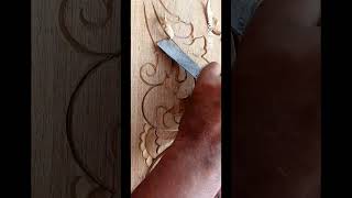 leaf and flower making wood [upl. by Aicemed]